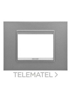 PLACA 4M LUX MET. ALUMINIO MONOCROMO