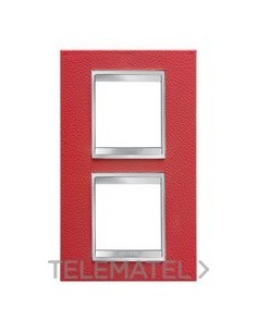 PLACA LUX INT. 2+2M V.71 PIEL RUBÍ