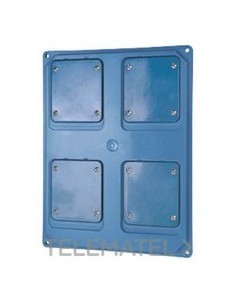 PANEL 2 INTER. COMBIBLOC IP44/55 AZUL