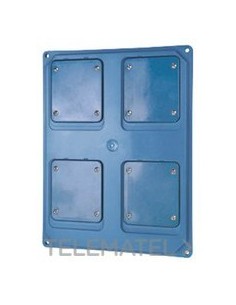 PANEL 2 INTER. HOR. IP44 AZUL