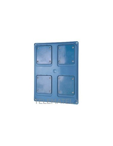 PANEL 2 INTER. HOR. IP44 AZUL