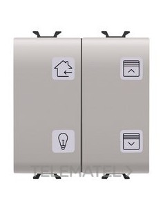 MULTIPULSADOR CON 4 CANALES KNX BEIGE