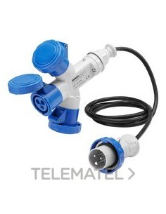 MULT. IP67 3x 2P+T 16A 230V CON CABLE