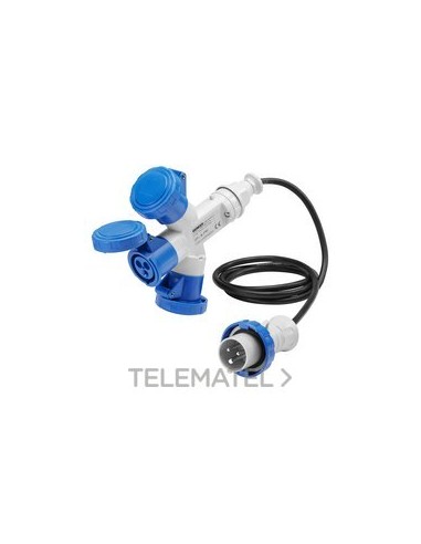 MULT. IP67 3x 2P+T 16A 230V CON CABLE