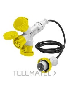 MULT. IP67 3x 2P+T 16A 110V CON CABLE