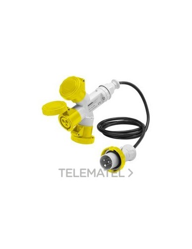 MULT. IP67 3x 2P+T 16A 110V CON CABLE