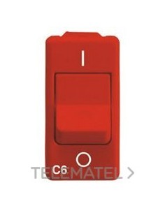 INTERR.AUT.MAGN.1P+N C6 3KA 230V ROJO