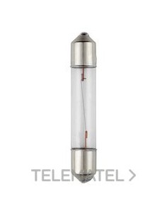 LÁMPARA CASQUILLO S6X36 24V INCAN.BLANCO