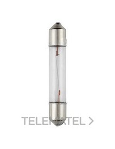 LAMPARA CASQUILLO S6X31 24V INCAN.BLANCO