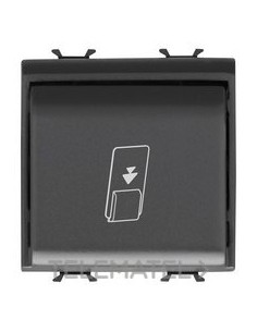 INTERRUPTOR 2M UNIV.DE TARJETA NEGRO