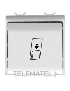 INTERRUPTOR UNIV.DE TARJETA 2M BLANCO