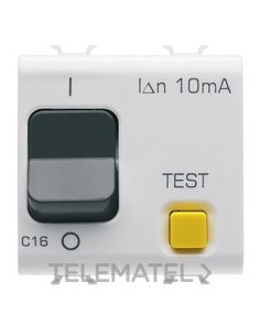 DIF.MAGNETOT.1P+N C16 10mA 230V CA 3KA