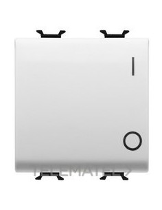 INTERRUPTOR CON 2 MÓDULOS 2P 16AX BLANCO