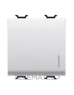 INTERRUPTOR 2 MOD.1P 16AX LUM.BL