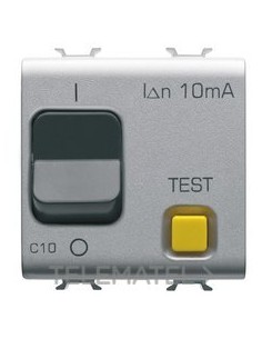 INT.DIF.MAGN.1P+N C10 10mA 230V CA 3KA T