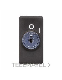 INTERRUPTOR 2P 10AX CON LLAVE SY/BK
