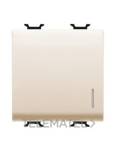 INTERRUPTOR 2M 1P 16AX ILUM.LOC.MARFIL