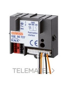 INTERFACE KNX 2 CANALES PARA CONTACTOS