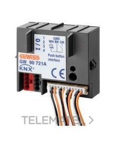 INTERFACE KNX 4 CANALES PARA CONTACTOS