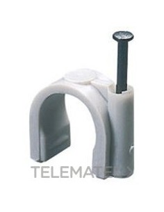 GRAPA PLAST.DIAM.31-32 GRIS