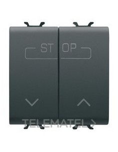 DOBLE PULS. 2M 1P NA 16A CONEX.RÁP.NEGRO