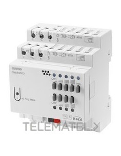 DIMMER UNIVERSAL KNX 2x400W CARRIL DIN