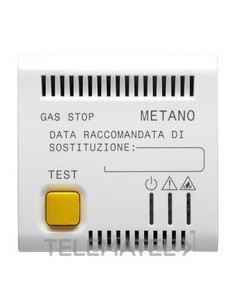 DETECTOR CH4 2M 12V CA/CC BLANCO