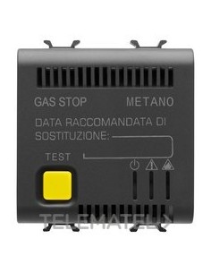 DETECTOR CH4 2M 12V CA/CC NEGRO