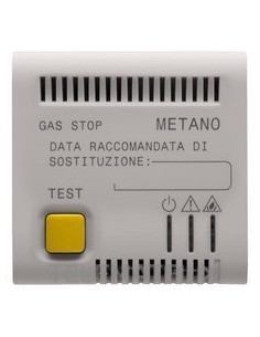 DETECTOR CH4 2 MÓDULOS 12V CA/CC BEIGE