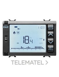 CRONOTERM./PROGRAM.TEMP+H KNX EMP. NEGRO