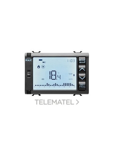 CRONOTERM./PROGRAM.TEMP+H KNX EMP. NEGRO