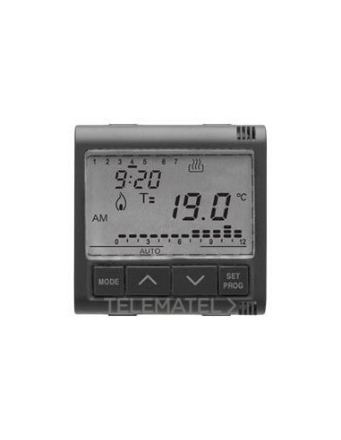 CRONOTERMOSTATO SYSTEM BLACK