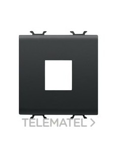 CONTENEDOR VACÍO 2M CONEC. RJ 45 NEGRO