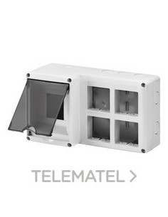 CAJA MOD. SUP. 4MOD.DIN+(4X2)M SYSTEM