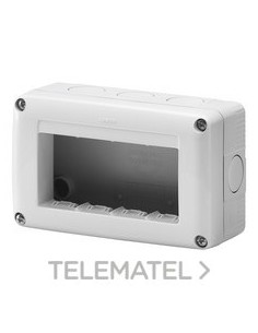 CAJA MOD. SUP. 4M HORIZ. IP40