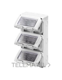 CAJA MOD. SUP. EST. 12M (3X4) VERT. IP55