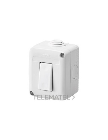 PULSADOR 10A 1P + CAJA IP40