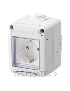 BASE ALEMANA 2P+T 16A  + CAJA IP55