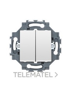 CONMUT. DOBLE 1P-10AX EMB RÁP DAHLIA BL