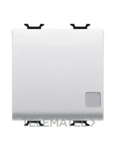 CONMUTADOR 2 MOD.1P 16AX LUMIN.SEÑAL BL