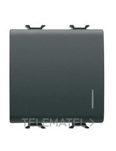 CONMUTADOR 2M 1P 16AX LUM.LOC.NEGRO