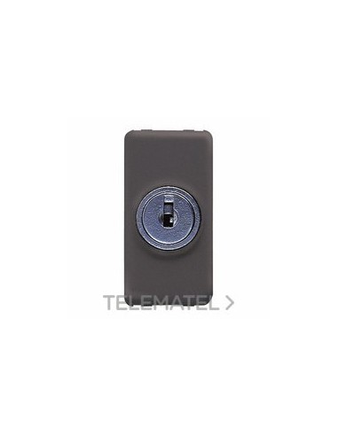 CONMUTADOR 1P 10AX CON LLAVE SY/BK