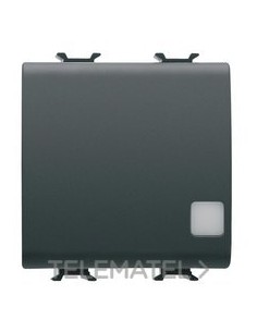 CONMUTADOR 2M 1P 16AX LUM. SEÑ.NEGRO