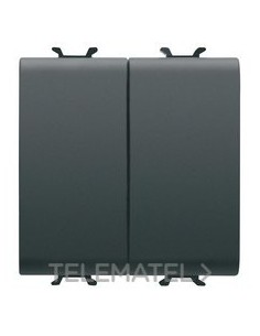 PULSADOR+CONM. 2M 1P NA CON.RÁP.16AX NEG