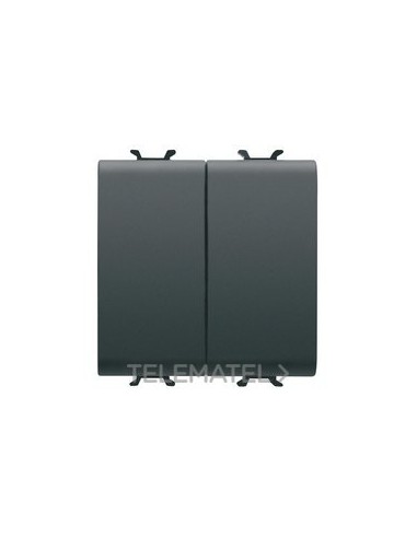 PULSADOR+CONM. 2M 1P NA CON.RÁP.16AX NEG