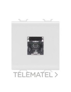 CONECTOR TELEFÓNICO RJ11 2M BLANCO