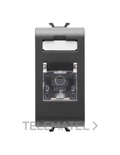 CONECTOR TELEFÓNICO RJ11 1M CH/NG