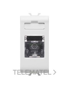 CONECTOR TELFÓNICO RJ11 1 MOD. CH/BL