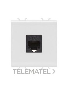 CONECTOR RJ45 2 MOD.CAT.6E UTP BL