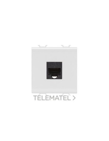 CONECTOR RJ45 2 MOD.CAT.6E UTP BL